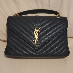 Ysl saint laurent college medium bag leather